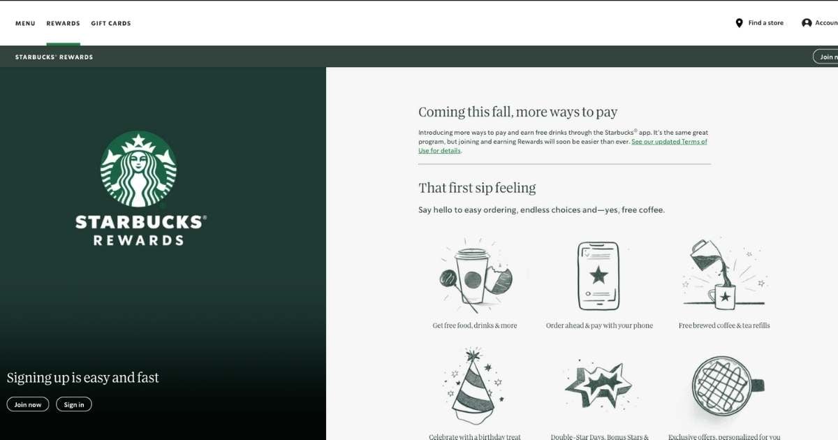 starbucks loyalty program